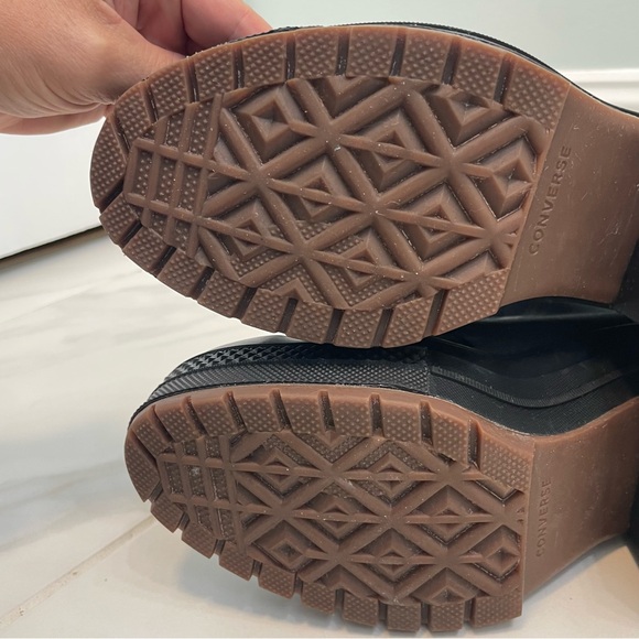 Converse Chuck Taylor All Star GR82 High Top Wedge Black Women's Boots Size 9 - Picture 7 of 9